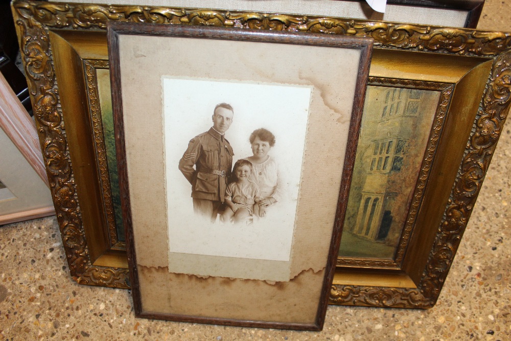 A box of pictures and prints, to include a watercolour depicting flowers by Betty Whitefield, a - Image 7 of 7