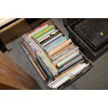 A box of poetry books and periodicals