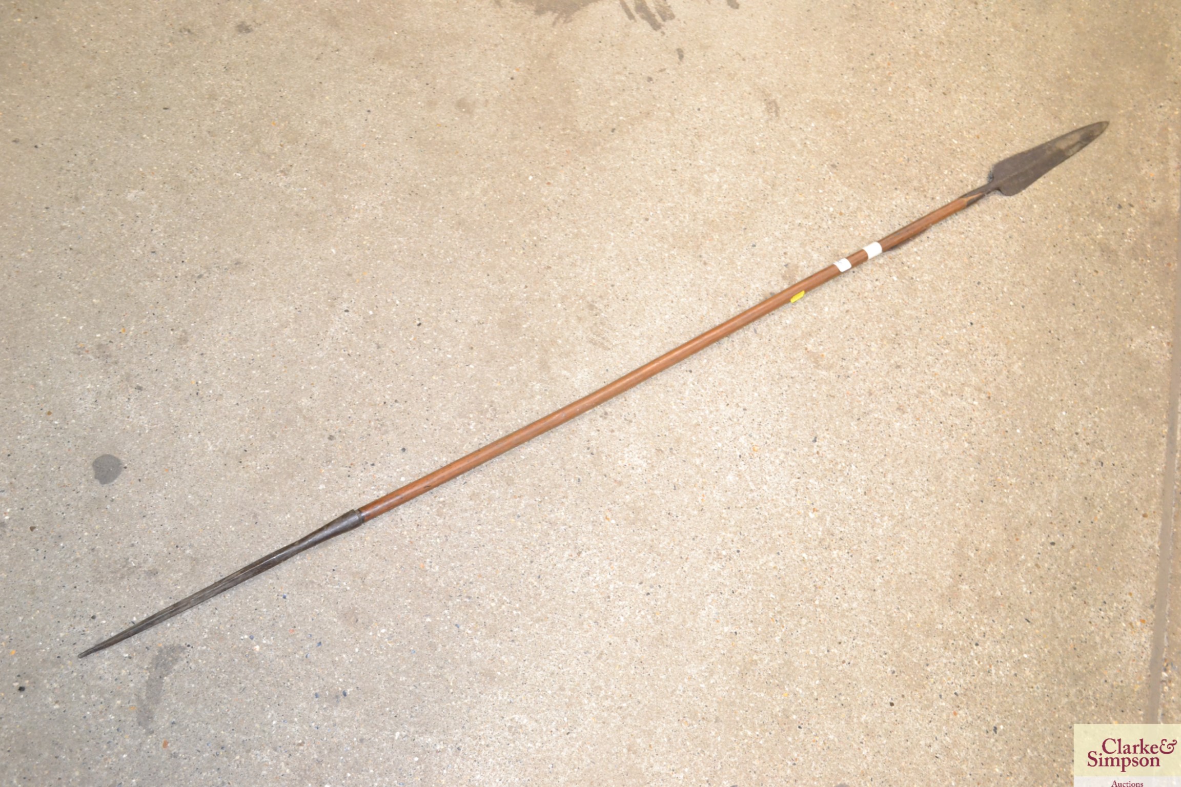 An Assegai double ended spear