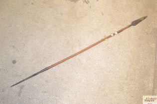 An Assegai double ended spear