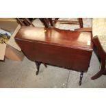 A mahogany Sutherland tea table