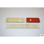 An artists school slide rule, circa. 1950's