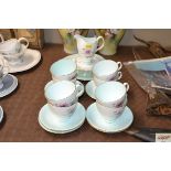 A Royal Albert "Elfin" pattern tea set
