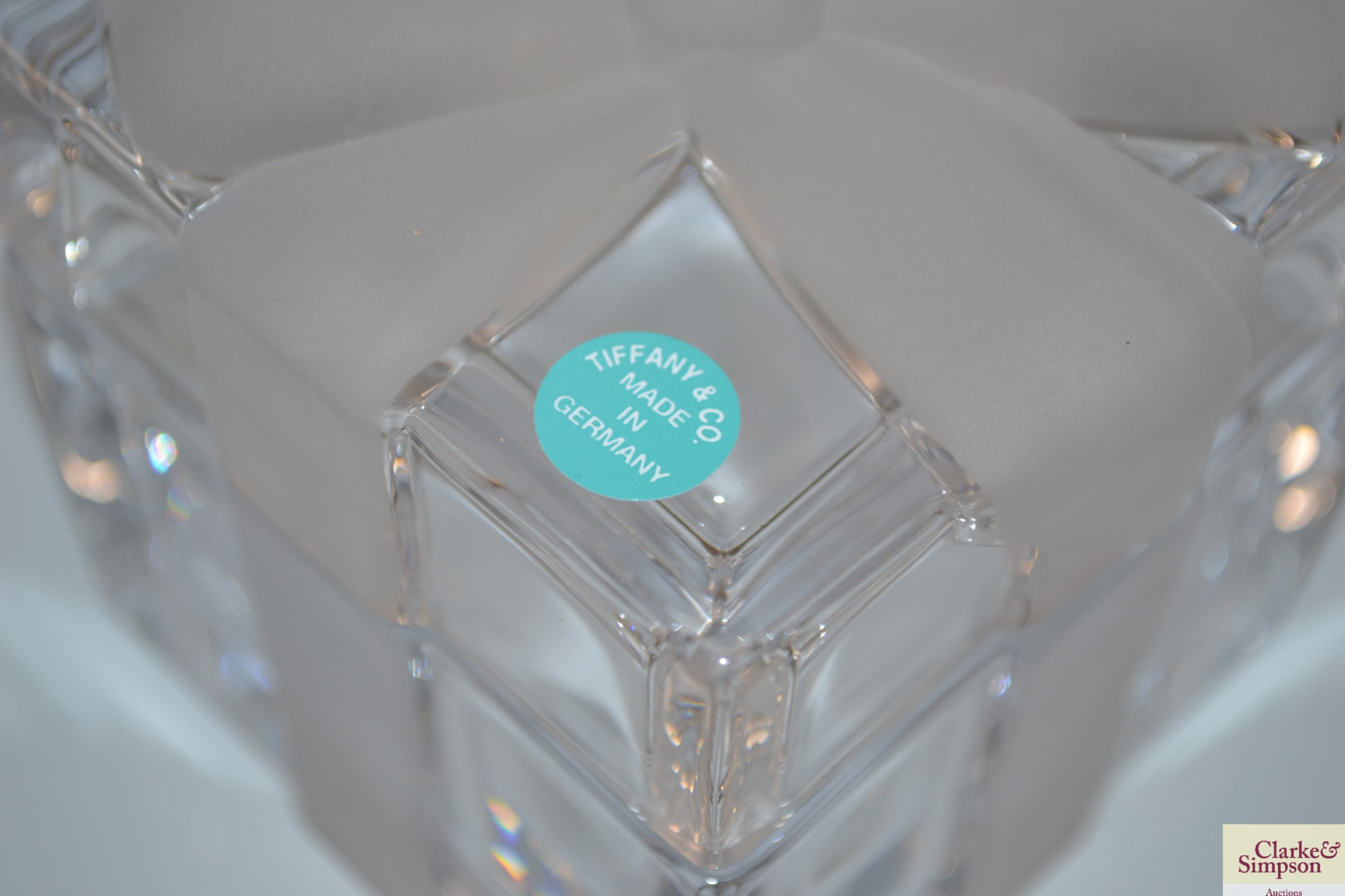 A Tiffany & Co cut glass trinket box - Bild 3 aus 4