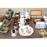 A collection of various Victorian Harvestware and