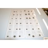 A collection of 36 Roman coins (all found locally the vendor reports)