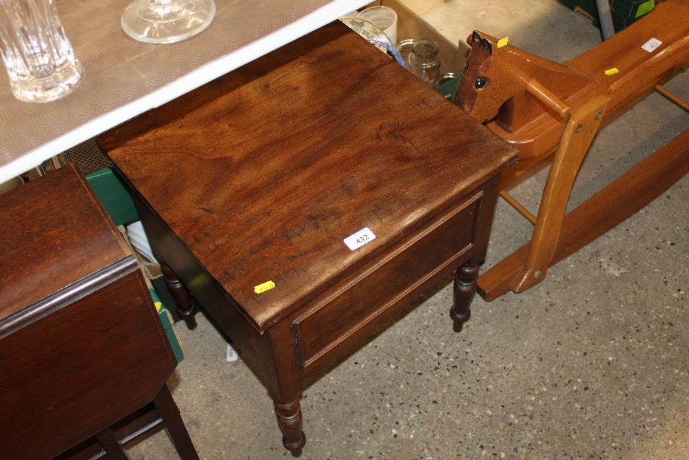 A Victorian mahogany commode