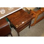 A Victorian mahogany commode