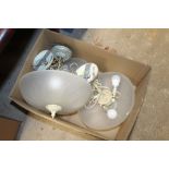 A quantity of various ceiling lights