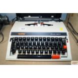 A Brother deluxe portable typewriter