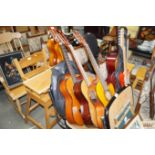 Three acoustic guitars