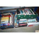 Four boxes of various books