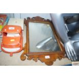 A Chippendale style mirror