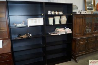 An open fronted bookcase