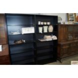 An open fronted bookcase