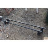 A pair of Thule roof bars