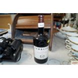 A bottle of Ferreira 1960 vintage port