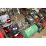 A Ransomes 24" petrol cylinder lawn mower