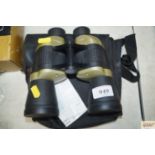 A pair of Breaker 7 x 50 binoculars with fitted ca