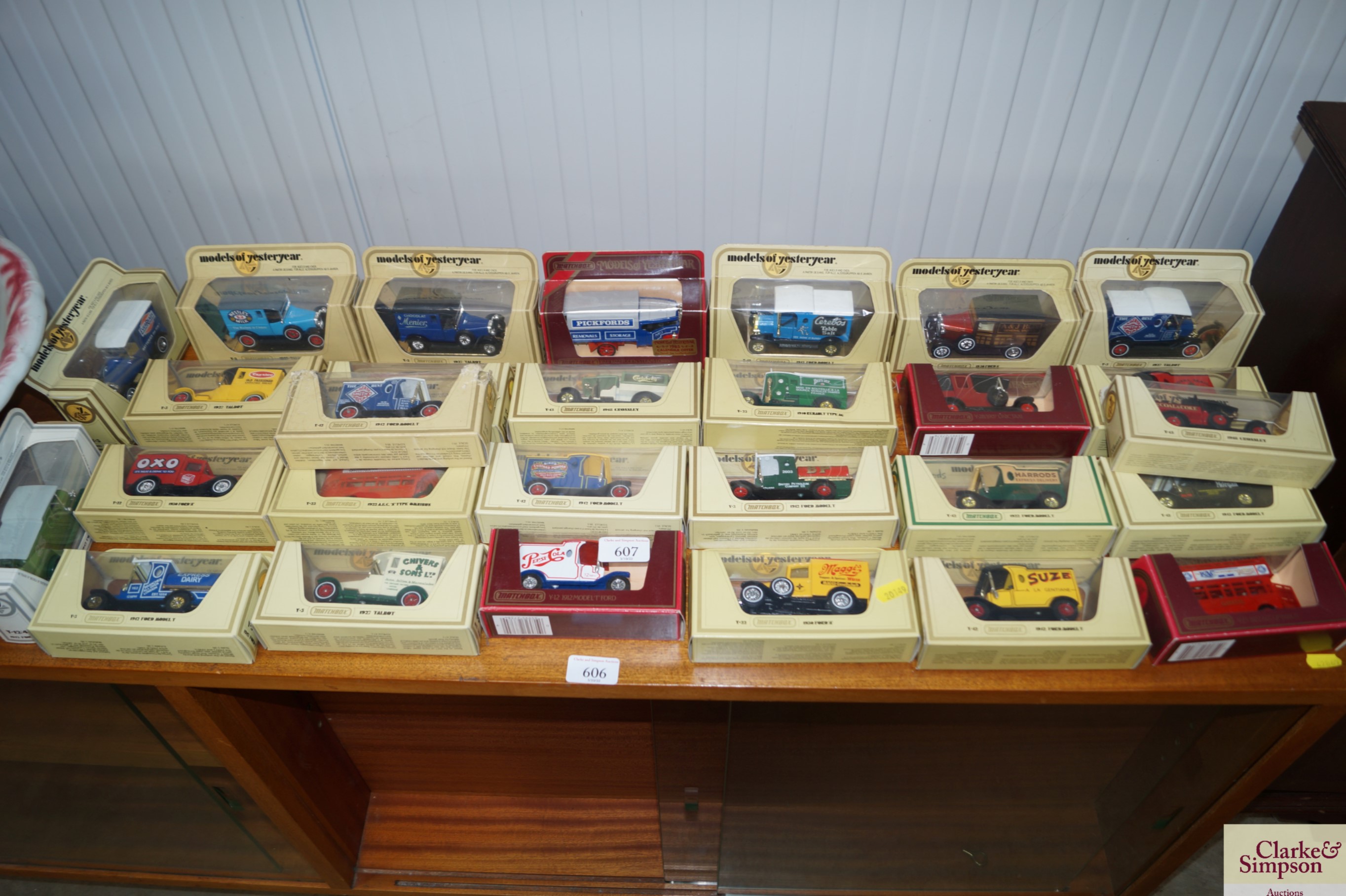 A quantity of mostly boxed models of yesteryear