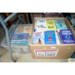 Two boxes of various books