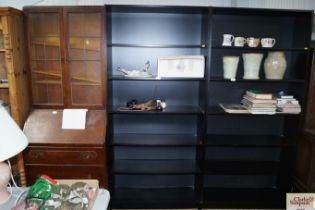 An open fronted bookcase