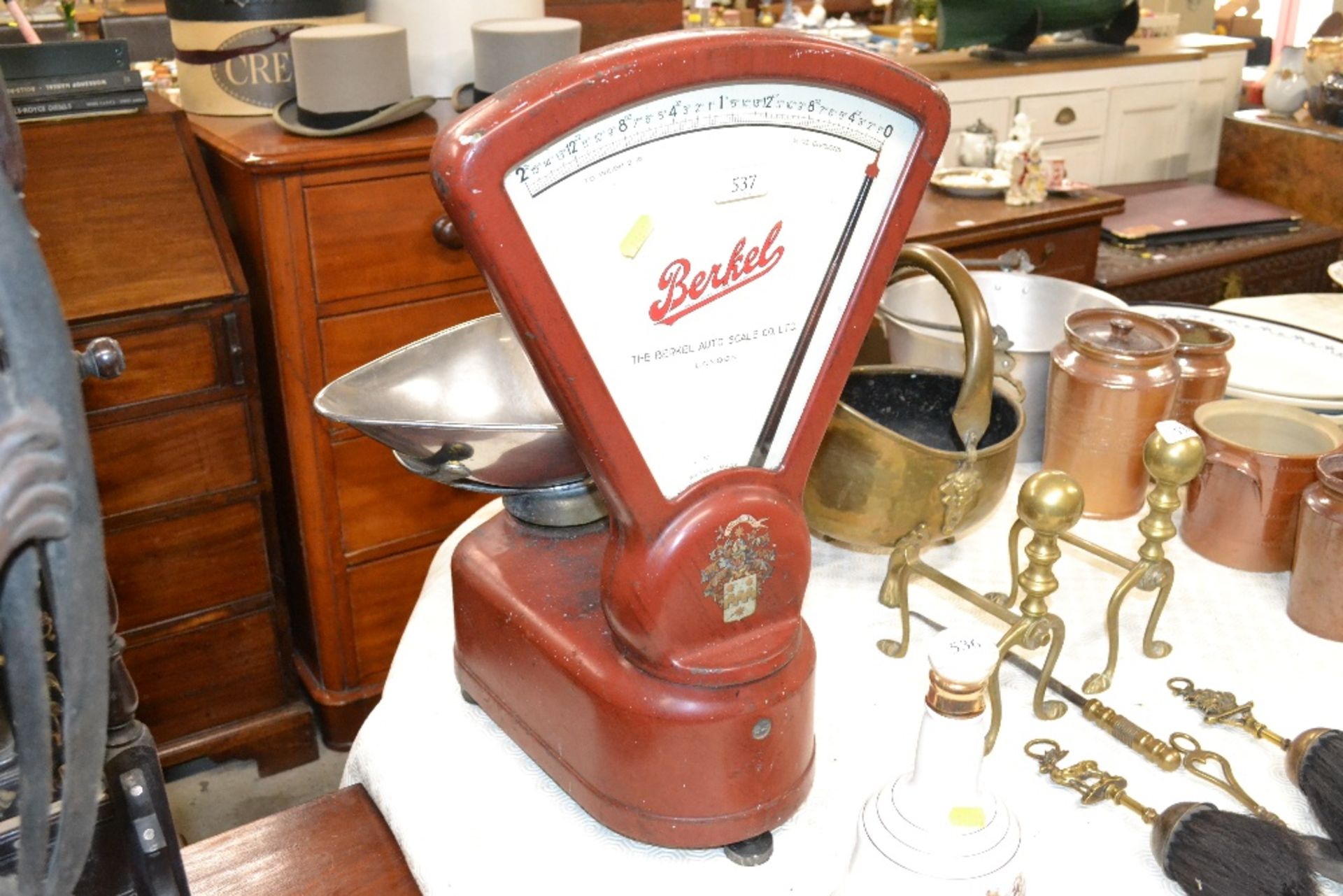 A set of vintage Berkel Auto Scale Co. Ltd London