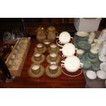 A quantity of Sunfield Studio pottery coffee ware;
