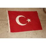 A WW1 pattern Turkish flag