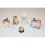 Four Beswick Royal Doulton figures "Timmy Willy",