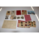 A WW2 packet of ephemera including German