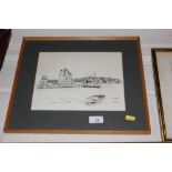 John Western, pencil signed print "Woodbridge Tide