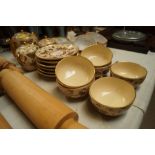 A collection of Oriental teaware decorated with gi