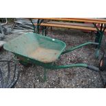 A wheel barrow