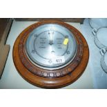 A mahogany cased barometer