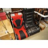 Two gaming chairs