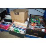 Four boxes of various books