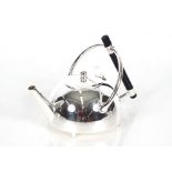 A plated tea pot in the manner of Dr Christopher D