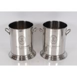 A pair of Louis Roederer style Champagne coolers