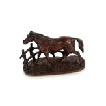 After P.J. Mené, a small bronze study of a horse s