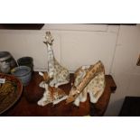 Two USSR giraffes (the larger AF); and one other g