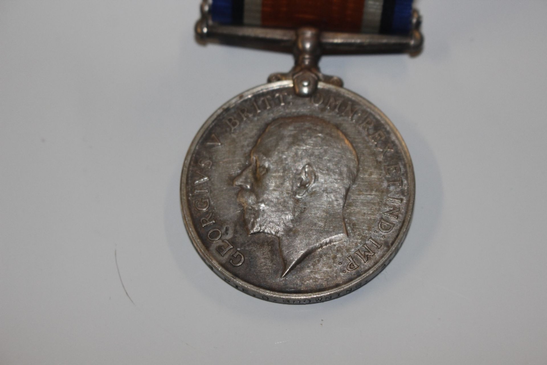 A case containing two WW1 medals, a WW1 artillery - Image 9 of 12