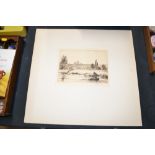 Three pencil signed etchings by Robert Smith