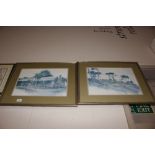 Two prints depicting Churchill Island 1976