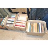 Four boxes of various books