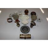 A box containing various china etc. to include a s