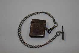 A silver Vesta on chain