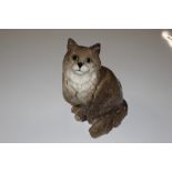 A Beswick porcelain cat ornament