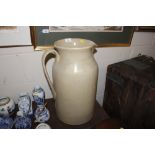 A glazed stoneware Moira Pottery Co Ltd large jug