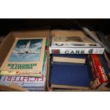 Two boxes of various books